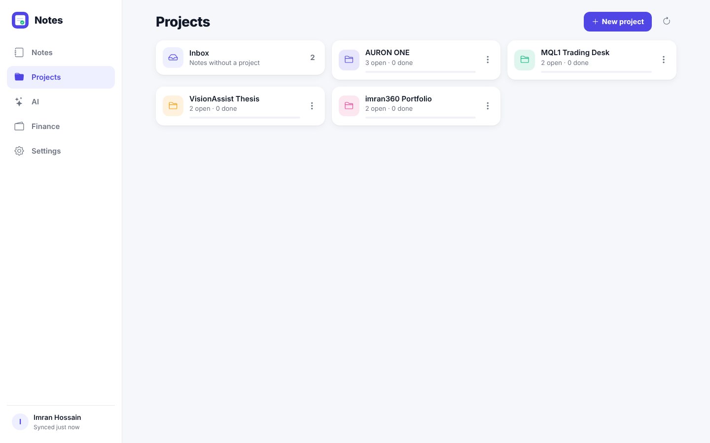Notes — projects, money & an AI that understands Bangla image 6